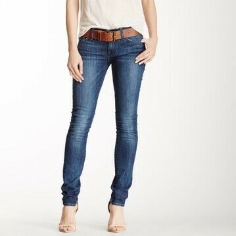 7 For All Mankind Roxanne Skinny Jean Mid Rise 30